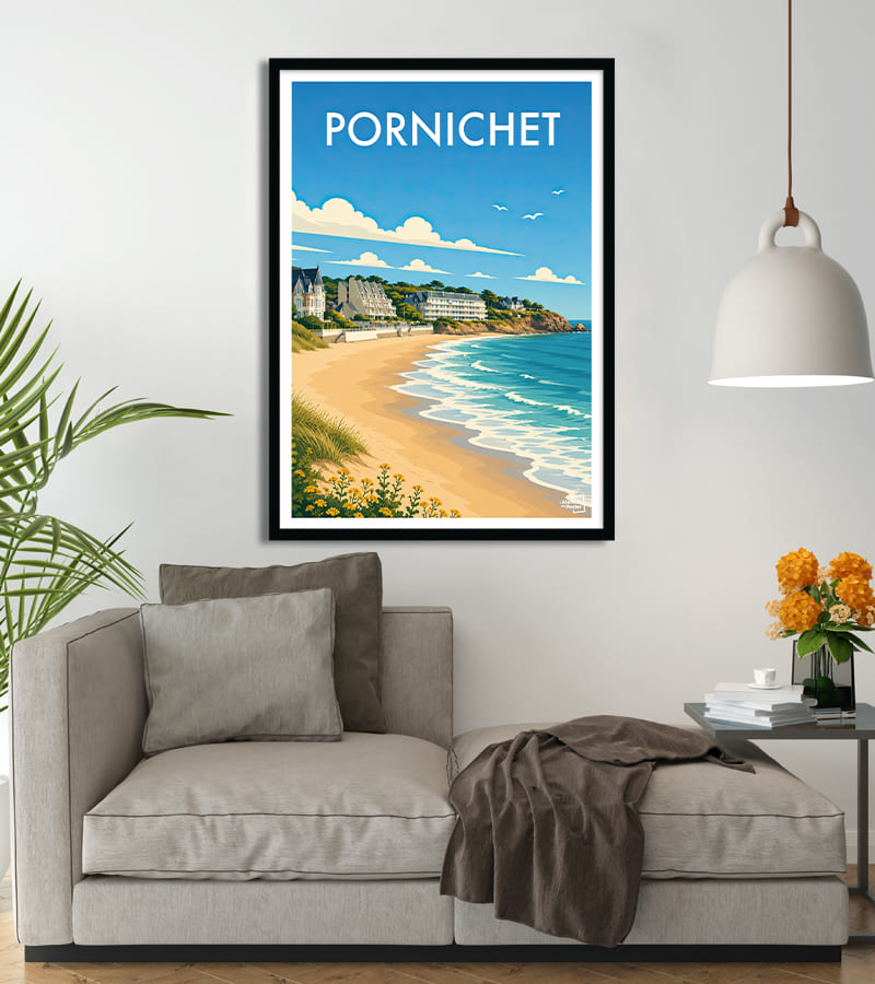 poster Pornichet vintage