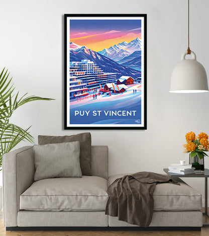 poster Puy Saint Vincent