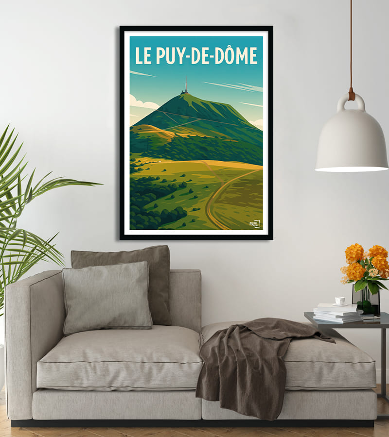 poster Puy de Dôme vintage