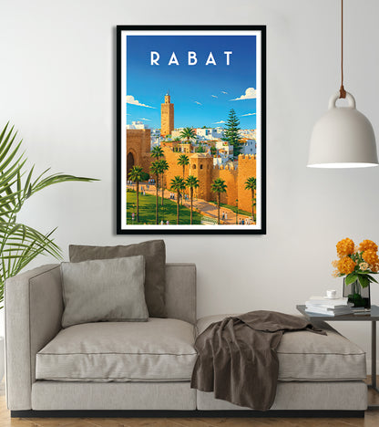 poster Rabat vintage