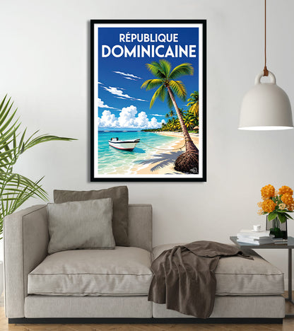 poster République Dominicaine vintage