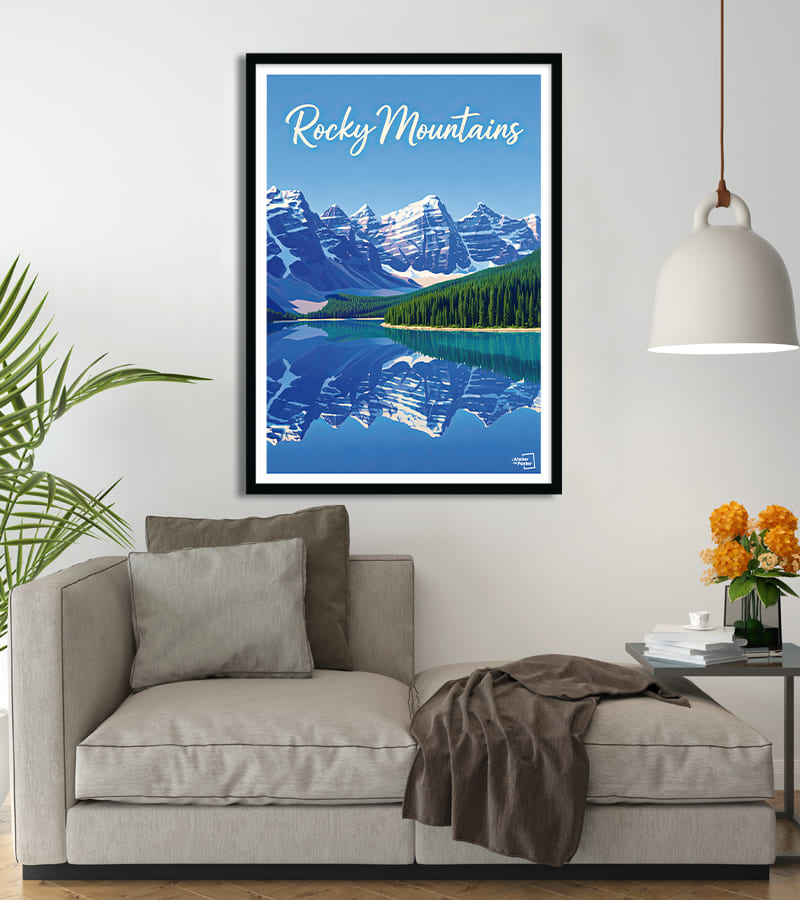 Affiche Rocky Mountains
