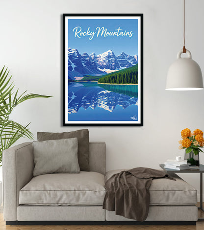 Affiche Rocky Mountains