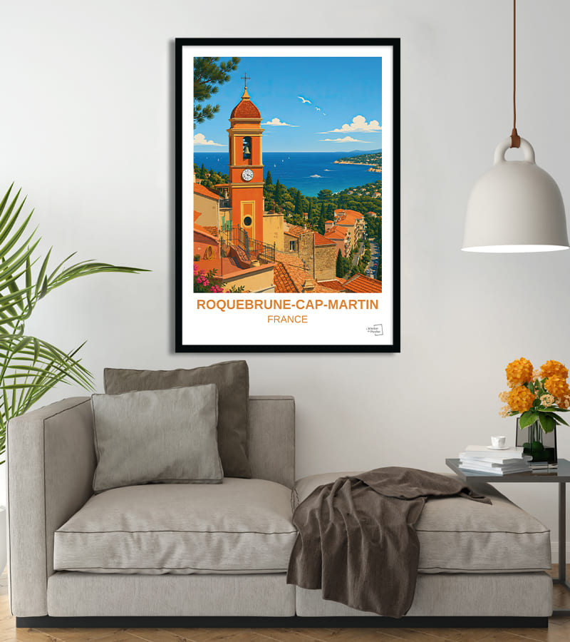 poster Roquebrune Cap Martin