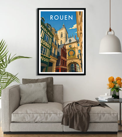 poster Vintage Rouen