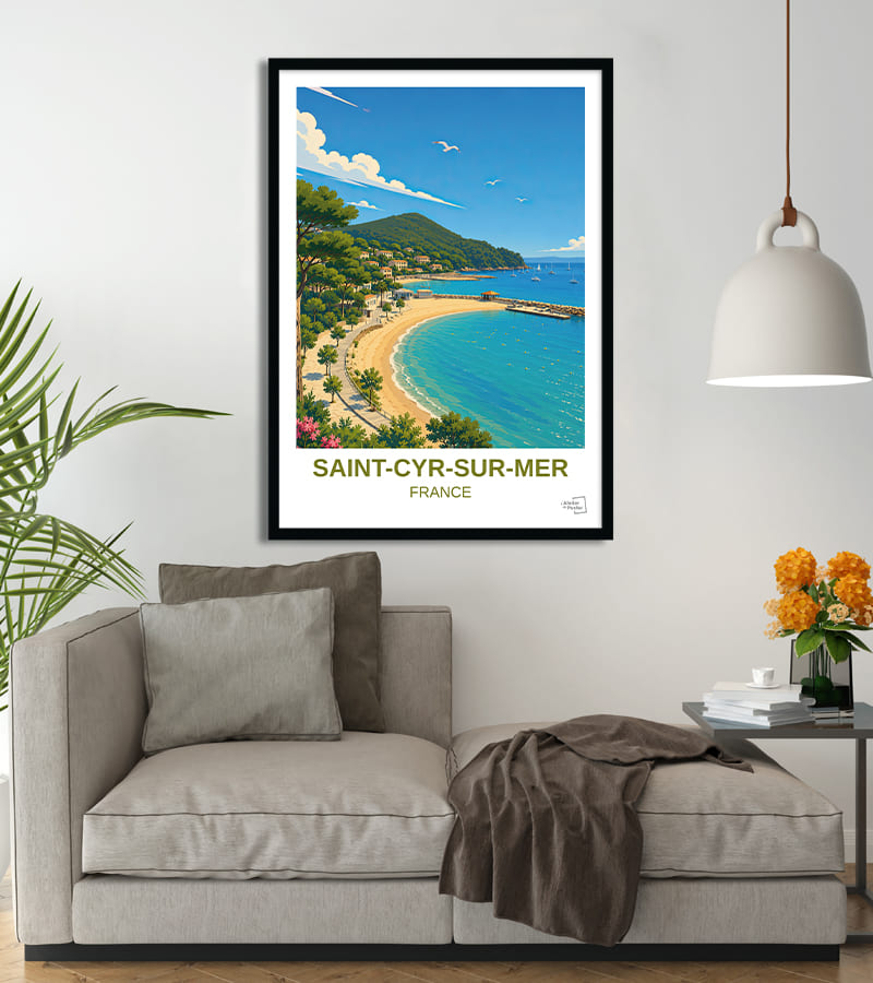 poster Saint Cyr sur Mer