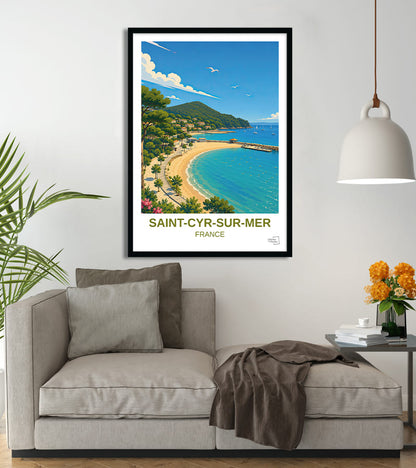 poster Saint Cyr sur Mer