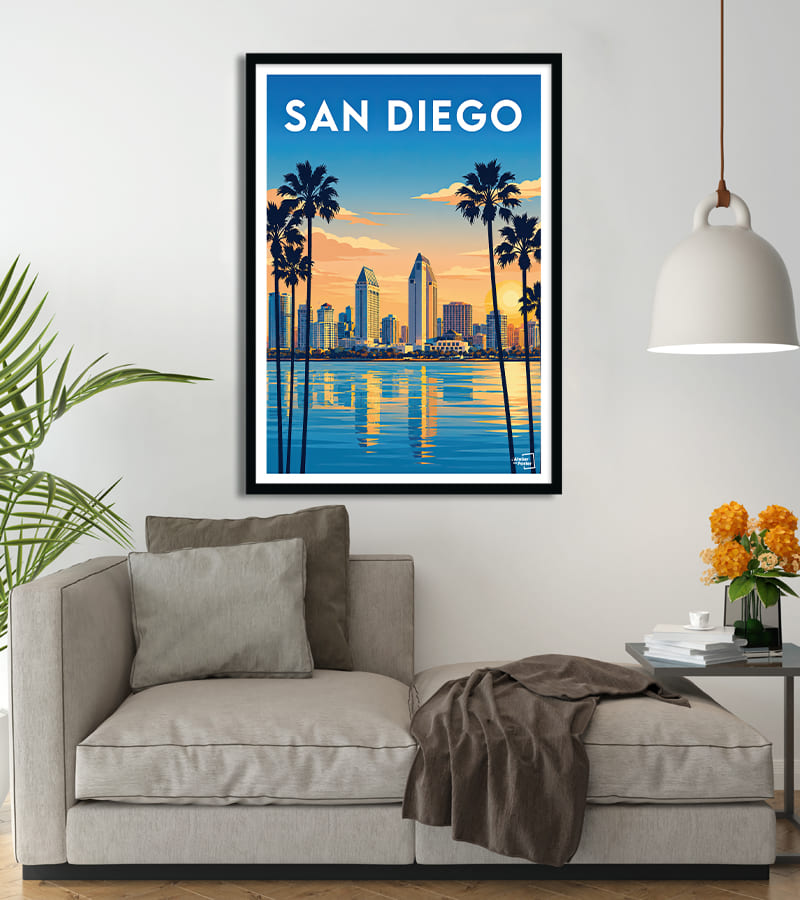 poster San Diego vintage