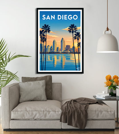 poster San Diego vintage