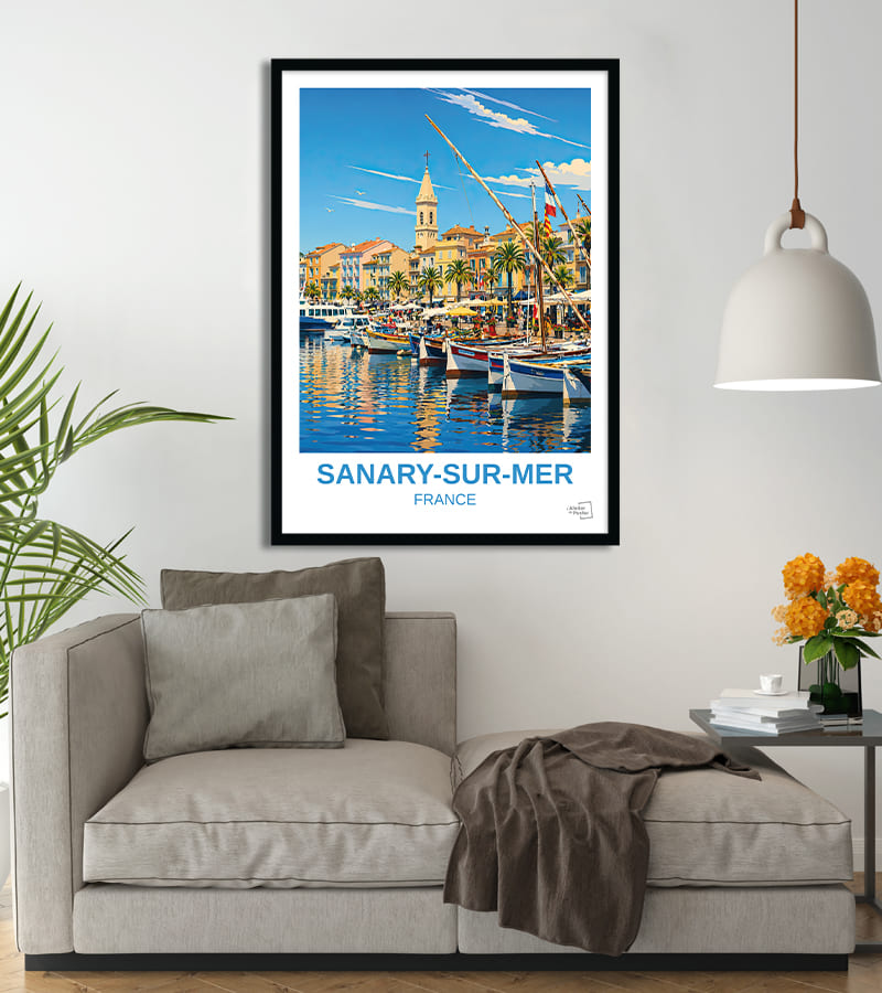 poster Sanary sur Mer