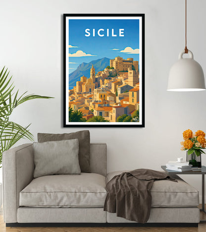 poster Sicile vintage