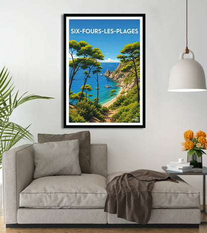 poster Six Fours les plages