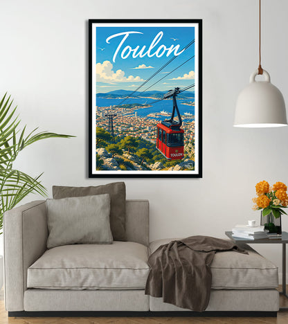 poster Téléphérique de Toulon