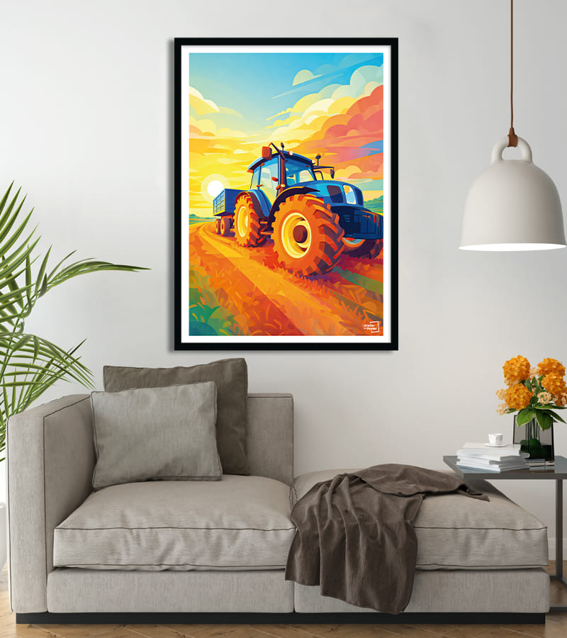 Affiche Tracteur