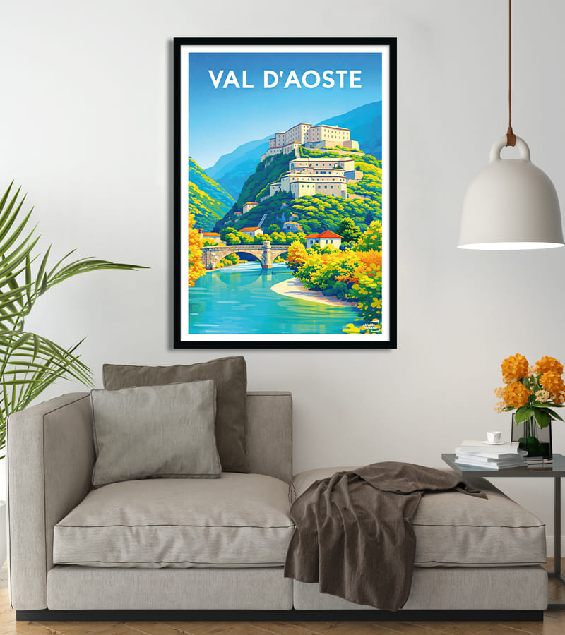Affiche Val d Aoste