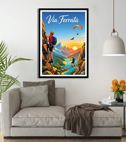 poster Via Ferrata Moderne