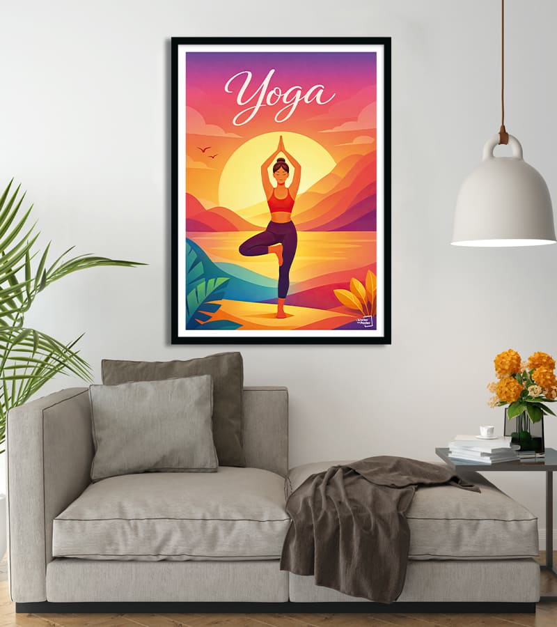 Affiche Yoga