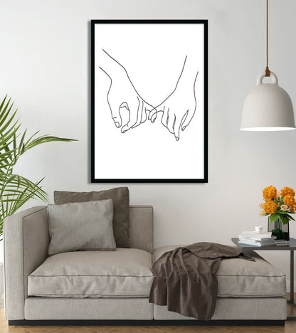 Affiche Line Art Amour infini #24