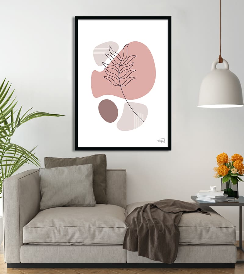 poster Plantes et formes minimaliste #31