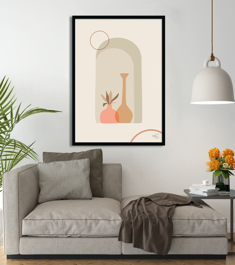 Affiche Plante minimaliste pastel #34