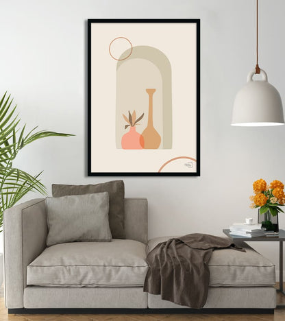Affiche Plante minimaliste pastel #34