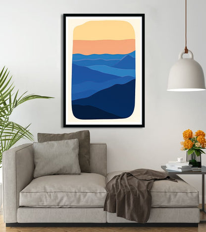Affiche Minimaliste de Paysage – Décoration Murale Épurée et Naturelle #51