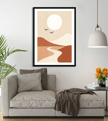 Affiche Paysage Naturel Minimaliste – Déco Murale Zen et Moderne #52