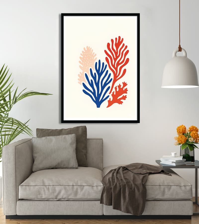 Affiche Algue Matisse – Art Mural Scandinave et Contemporain #65