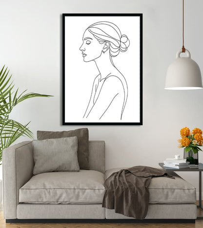 Affiche Line Art Femme #8