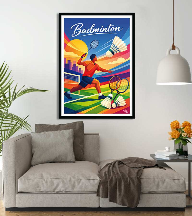 Affiche Badmington