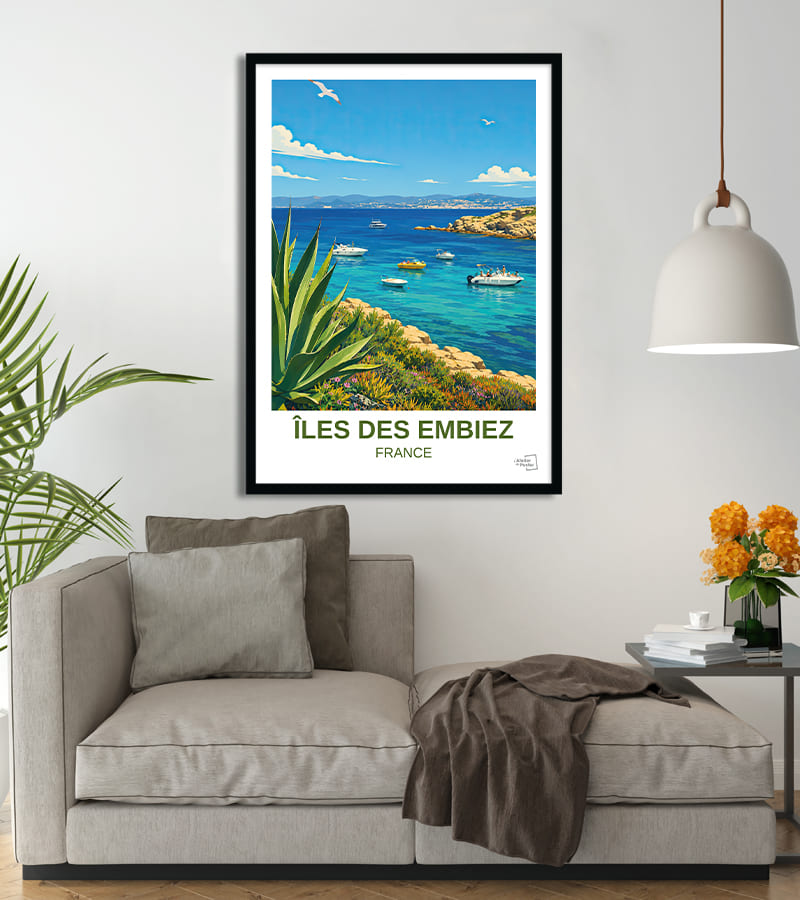 poster îles des Embiez
