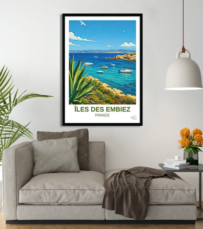 poster îles des Embiez