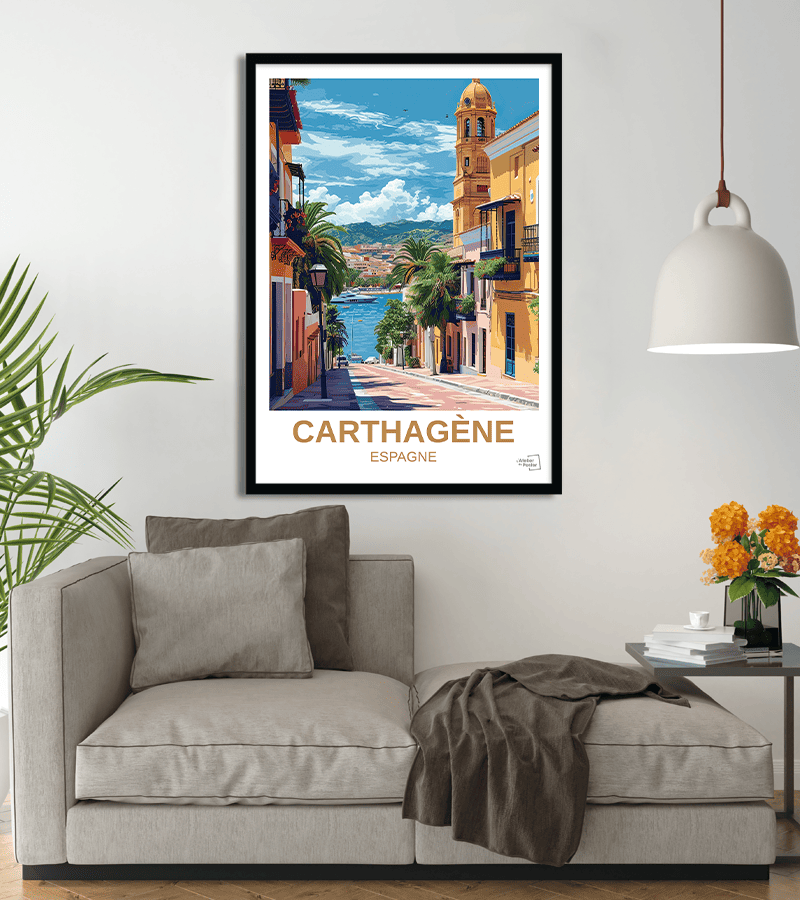 Affiche Carthagène - Espagne