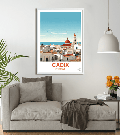 Poster Cadix - Espagne