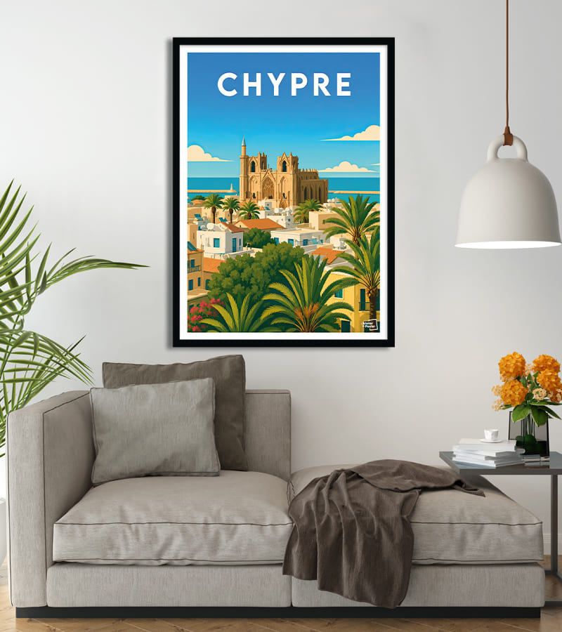 Affiche Chypre vintage