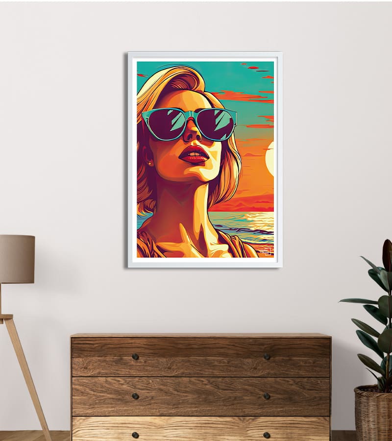 poster Beach - Pop Art