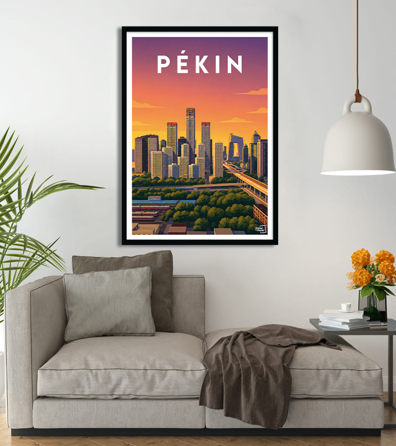 poster Pékin vintage